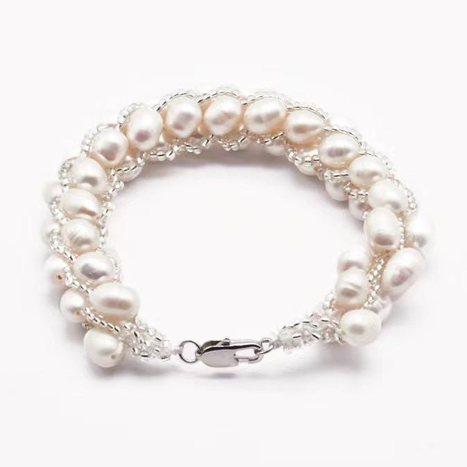 Genuine Freshwater Baroque Pearl Ritz Bracelet (Limited Edition)