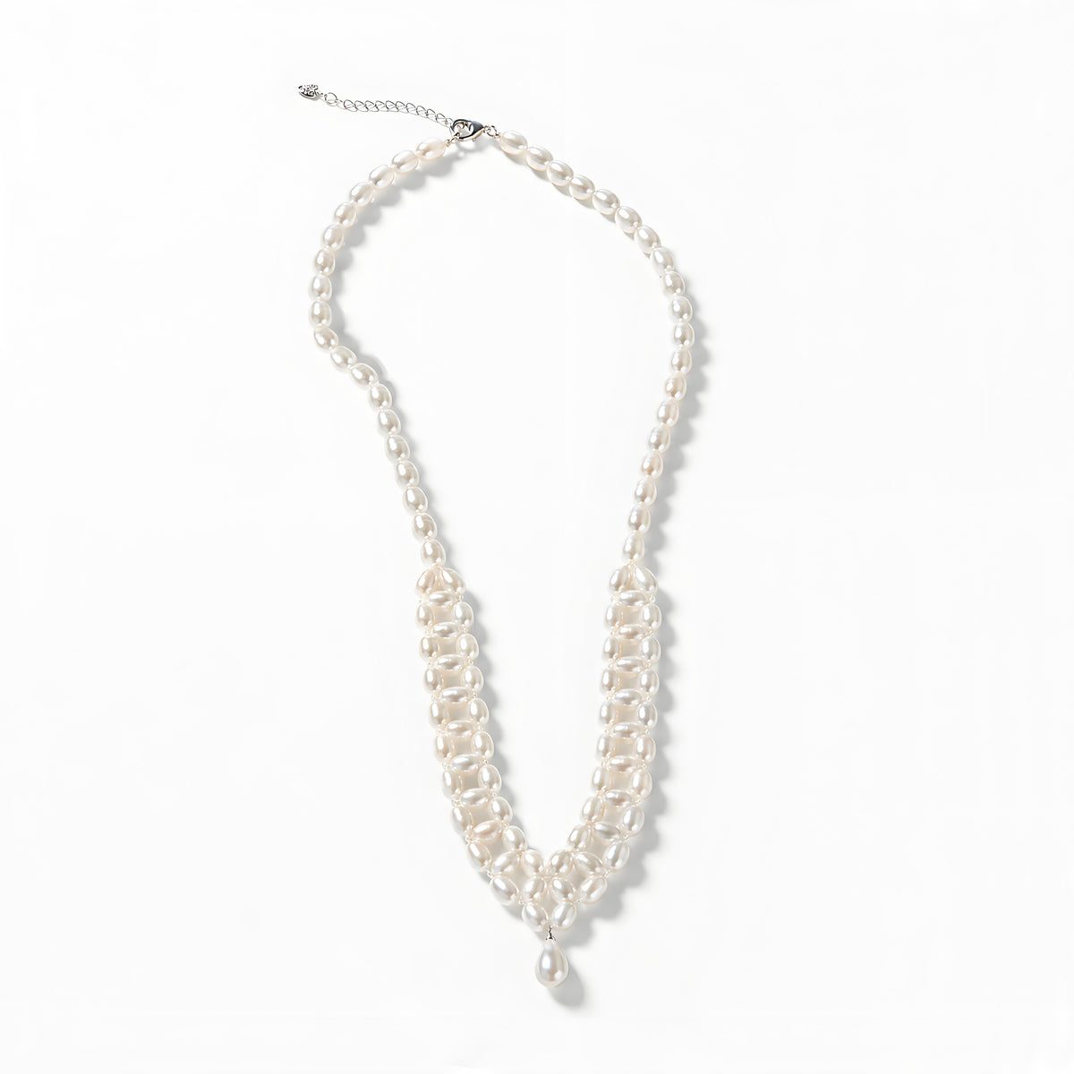 Genuine Freshwater Baroque Pearl Seraglio Necklace - Main Product View - Elegant Pearl Jewelry by Kikyo Pearl