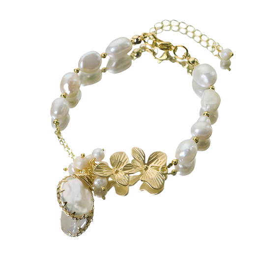 Genuine Freshwater Baroque Pearl Spes Bracelet (Limited Edition)