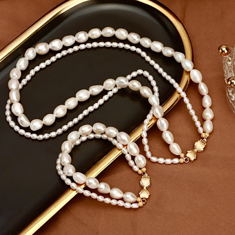 Genuine Freshwater Baroque Pearl Twilight Set