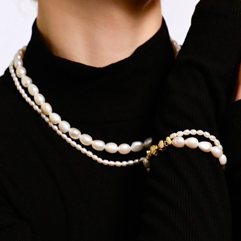Genuine Freshwater Baroque Pearl Twilight Set