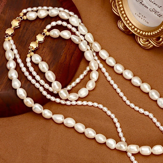 Genuine Freshwater Baroque Pearl Twilight Set