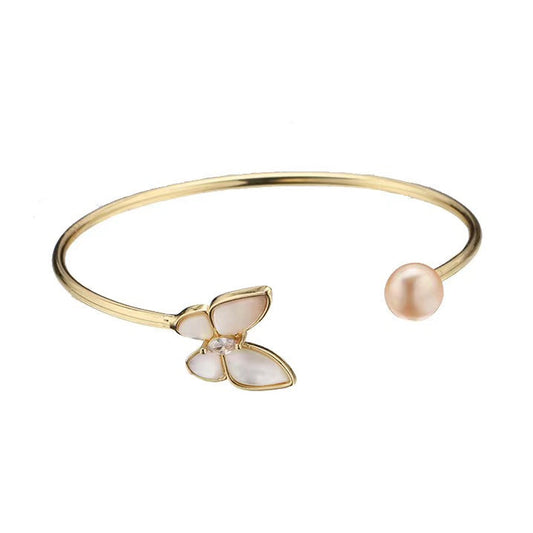 Genuine Freshwater Pearl Butterfly Bracelet (Limited Edition)