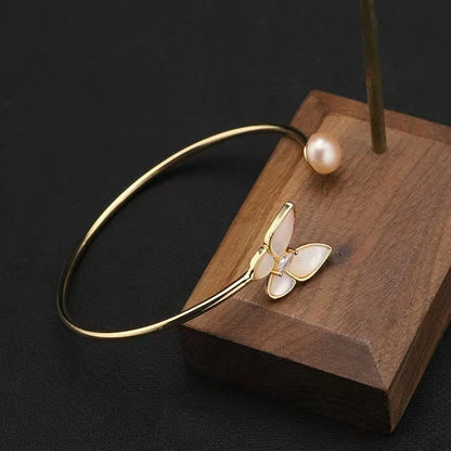 Genuine Freshwater Pearl Butterfly Bracelet (Limited Edition)