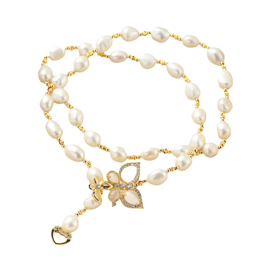 Genuine Freshwater Pearl Cecelia Necklace