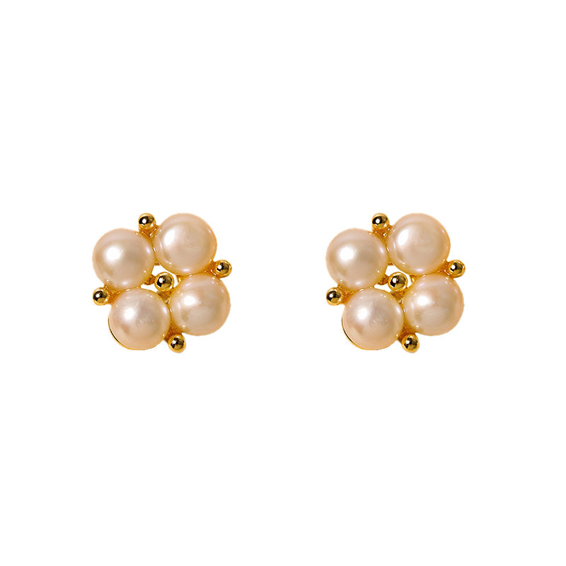 Genuine Freshwater Pearl Cloveré Earrings