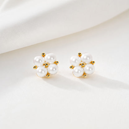 Genuine Freshwater Pearl Cloveré Earrings