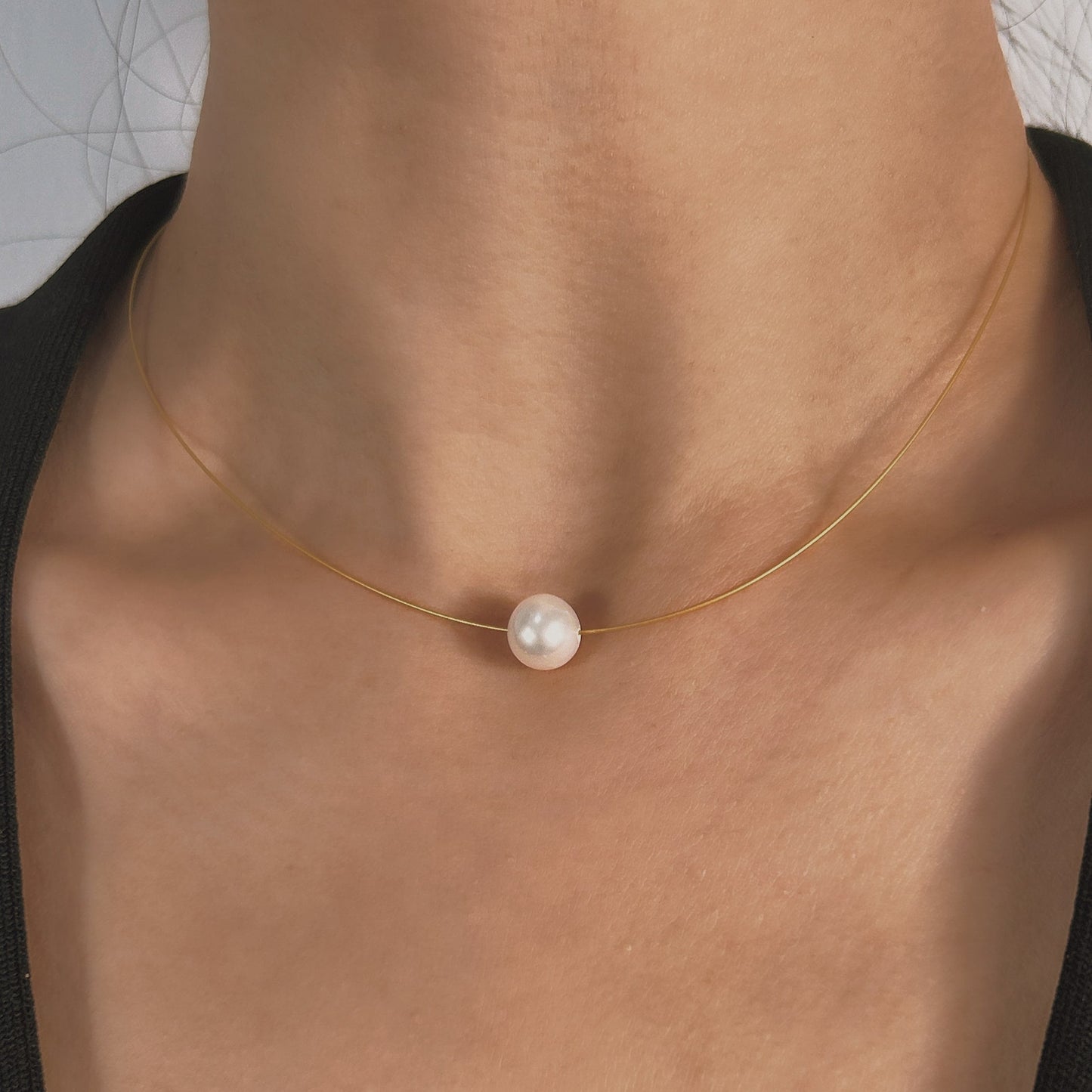 Genuine Freshwater Pearl Double Layer Necklace
