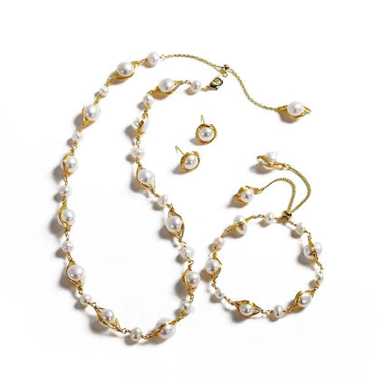 Genuine Freshwater Pearl Fay Set