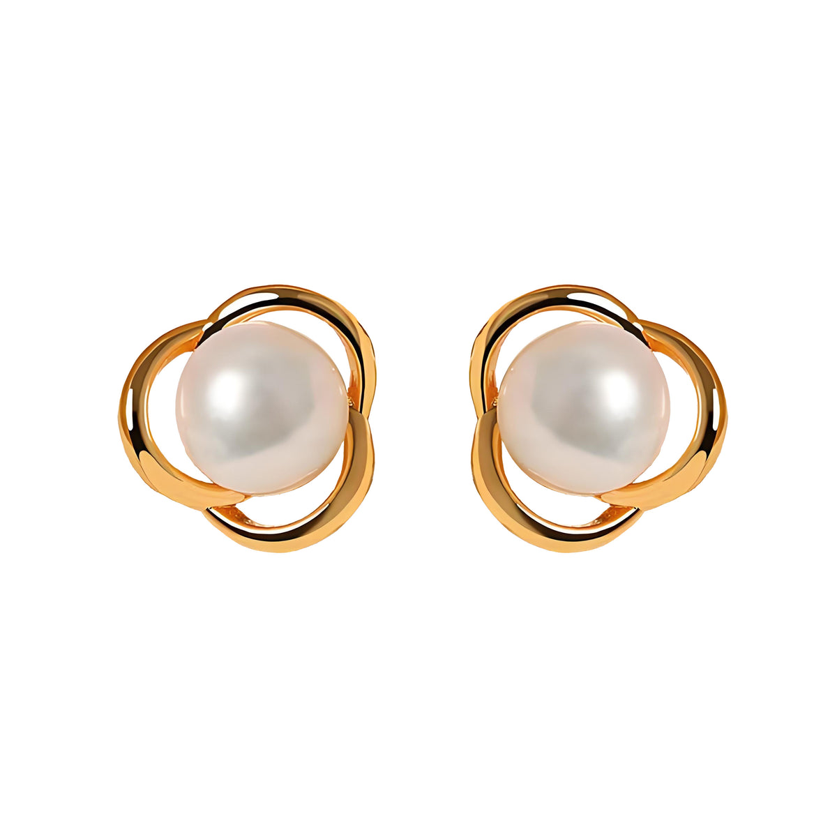 Genuine Freshwater Pearl Light Bulb Earrings