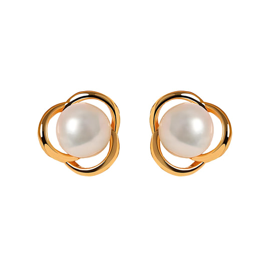 Genuine Freshwater Pearl Light Bulb Earrings
