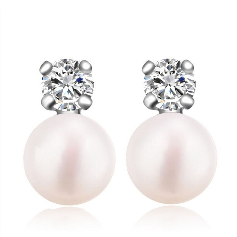 Genuine Freshwater Pearl Light Bulb Earrings