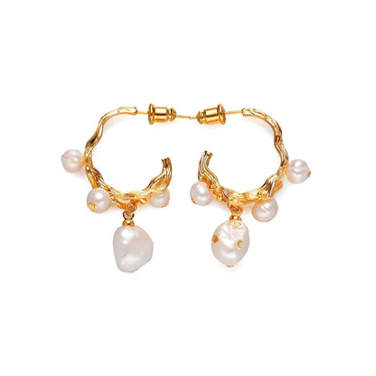 Genuine Freshwater Pearl Mayfair Earrings