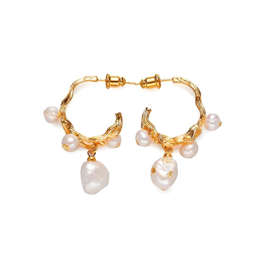 Genuine Freshwater Pearl Mayfair Earrings