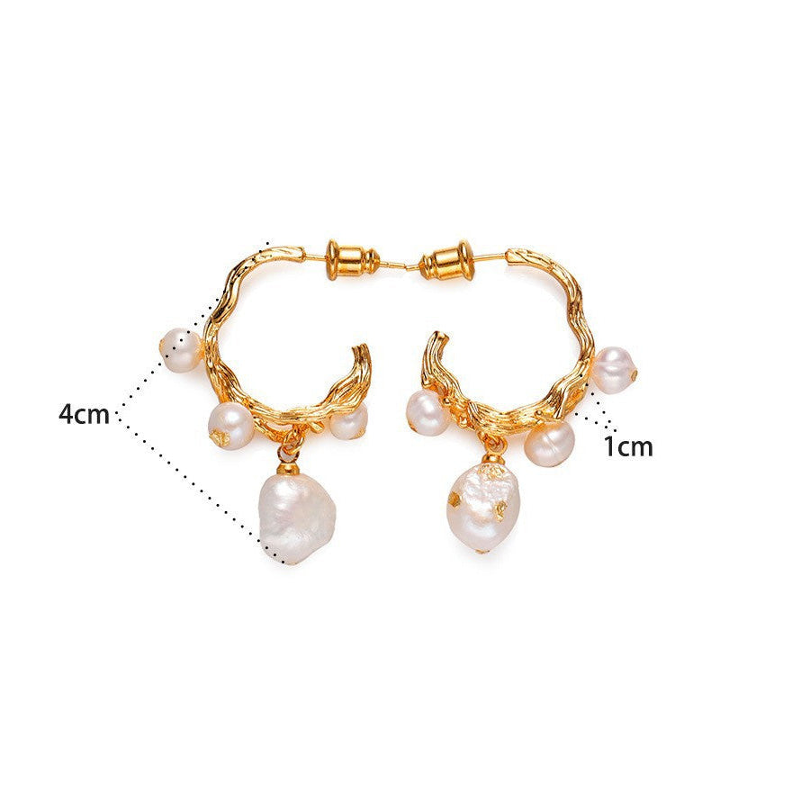 Genuine Freshwater Pearl Mayfair Earrings