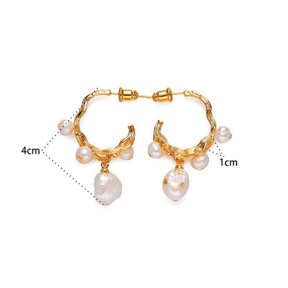 Genuine Freshwater Pearl Mayfair Earrings