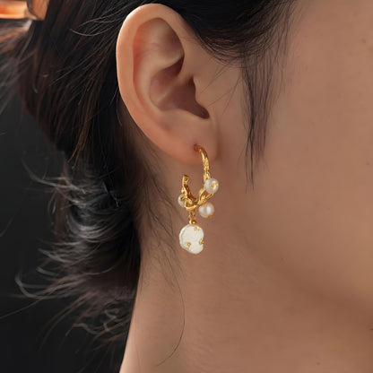Genuine Freshwater Pearl Mayfair Earrings