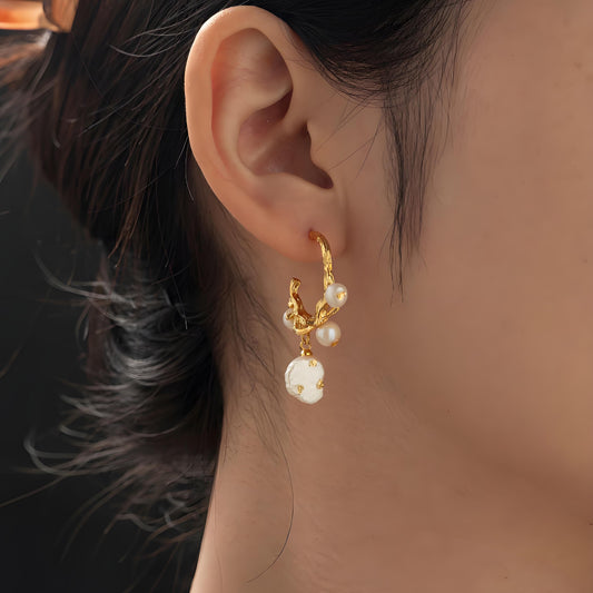 Genuine Freshwater Pearl Mayfair Earrings
