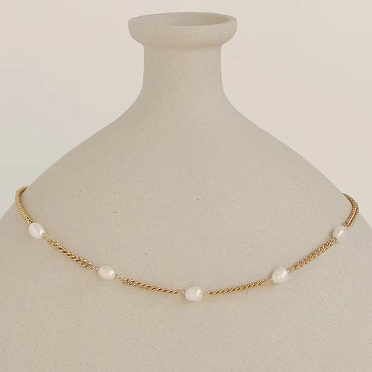 Genuine Freshwater Pearl Morning Dew Necklace