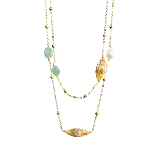 Genuine Freshwater Pearl Oxford Necklace