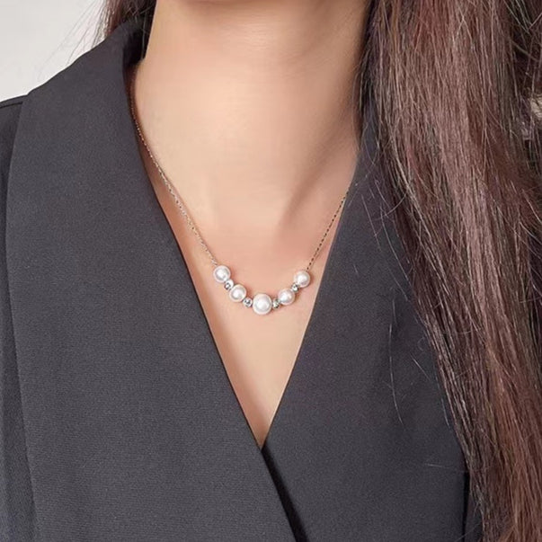 Genuine Freshwater Pearl S925 Silver Destiny Necklace