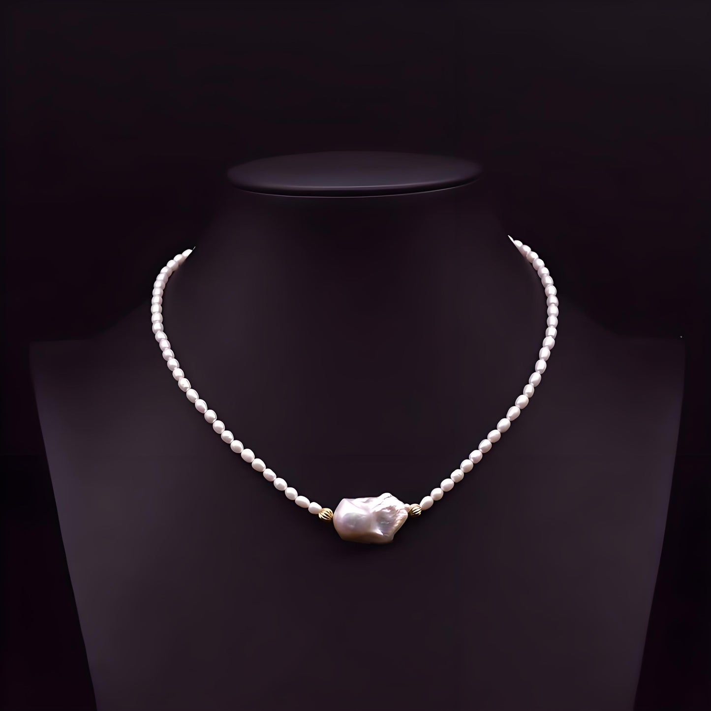 Genuine Freshwater Pearl Silver Coast Necklace
