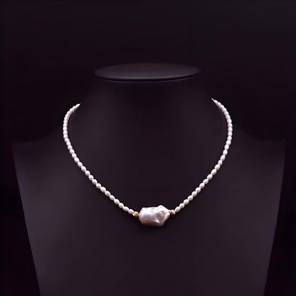 Genuine Freshwater Pearl Silver Coast Necklace