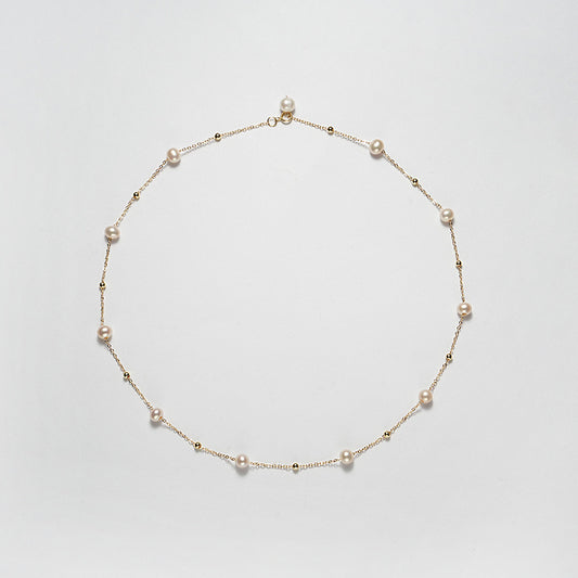 Genuine Freshwater Starlight Pearl Necklace - Sweet Collarbone Chain