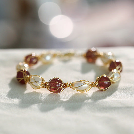 Bracelet Avery en véritable perle d'eau douce