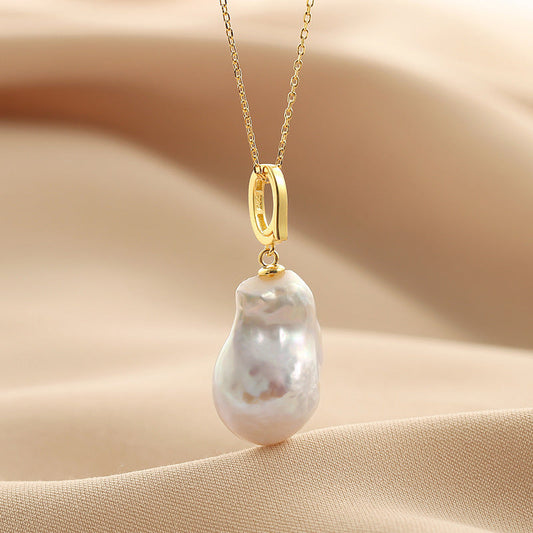 Collar de nube de perlas de agua dulce genuinas