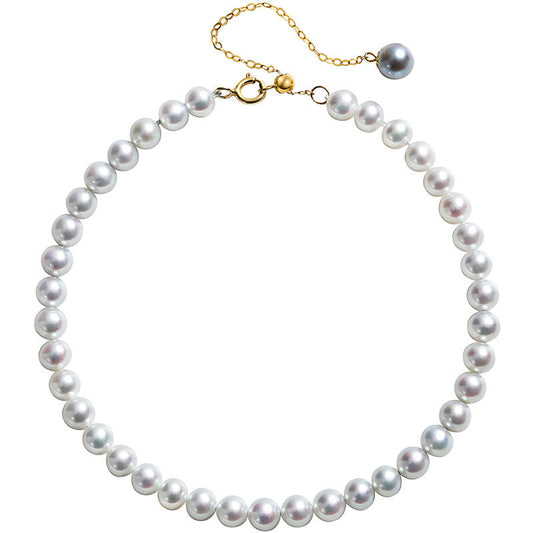 Bracelet en or massif 18 carats et véritable perle d'eau douce au mercure