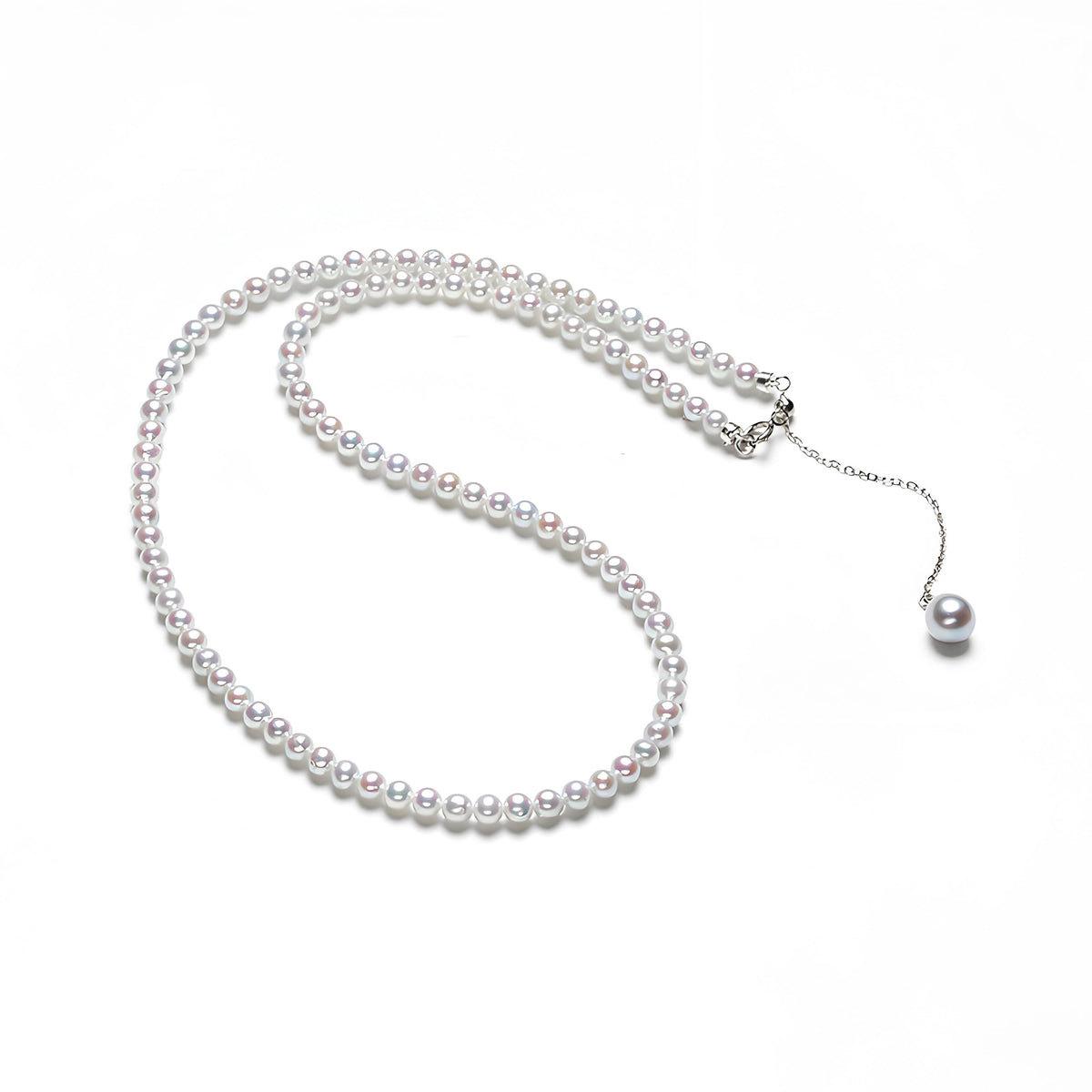 S925 Silver Freshwater Pearl & Akoya Phantom Voice Necklace