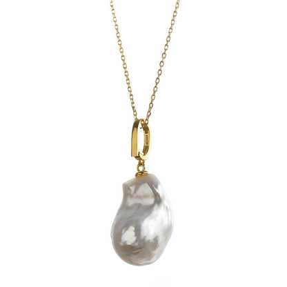 S925 Silver Genuine Freshwater Pearl Cloud Necklace
