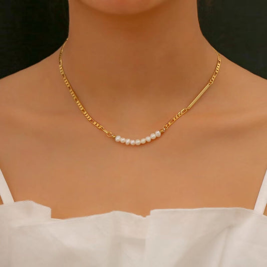 Collier Deia en véritables perles d'eau douce