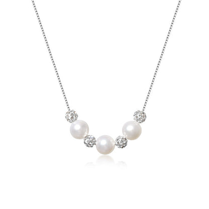 Genuine Freshwater Pearl Winter Angel Necklace