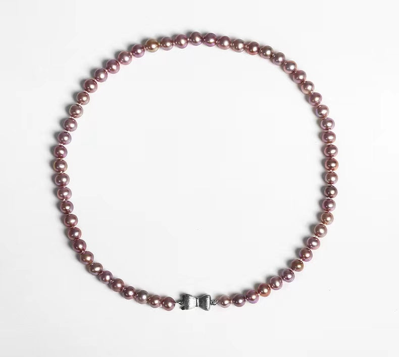 Collar Connlan de perlas de agua dulce genuinas