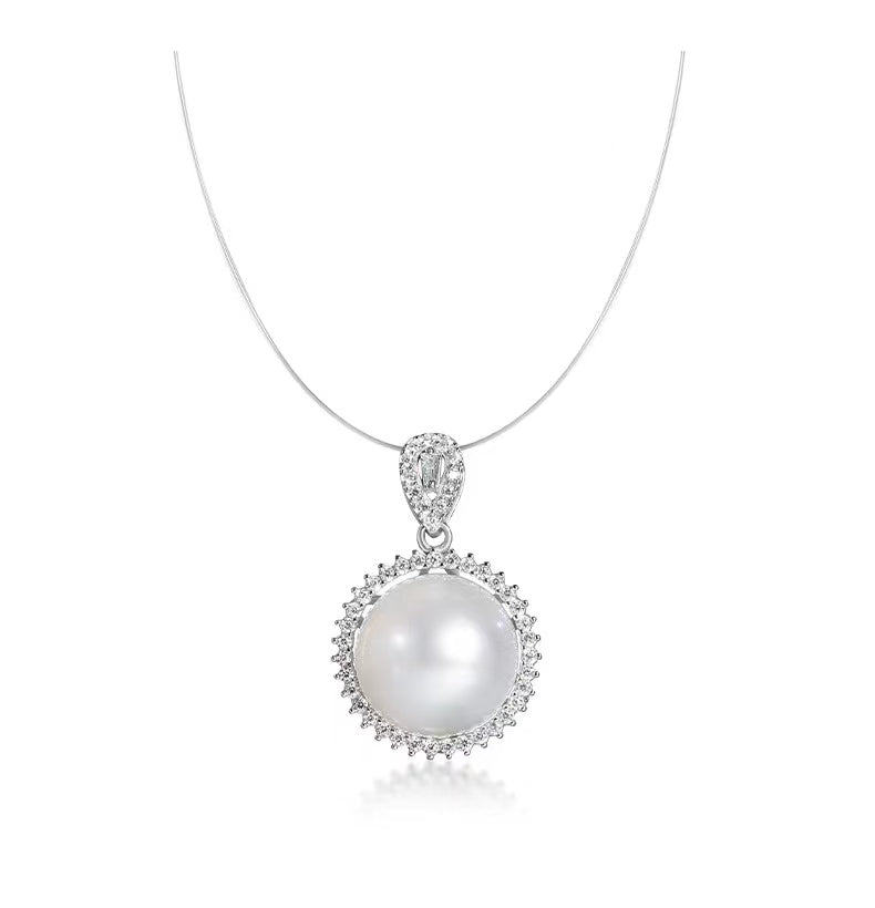 Genuine Seawater Pearl Verel Necklace