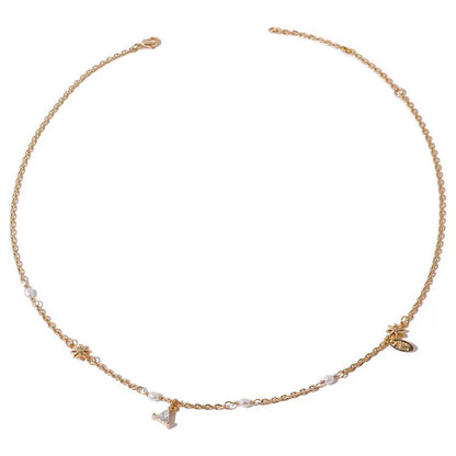Genuine Freshwater Pearl Starry Night Necklace
