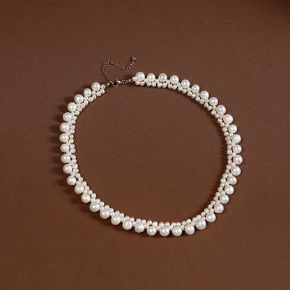 Collier Déesse de l'Éclat en Perles d'Eau Douce Véritables