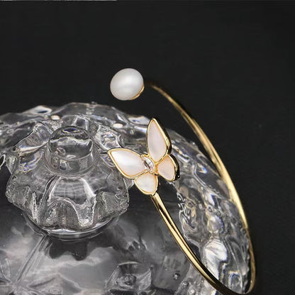 Genuine Freshwater Baroque Pearl Butterfly Bracelet (Limited Edition)