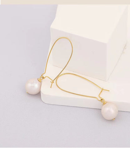 Genuine Freshwater Pearl S925 Silver Afterglow Earrings
