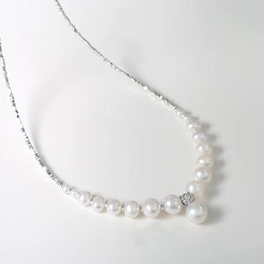 Collar de mielada Heaven con perlas de agua dulce genuinas