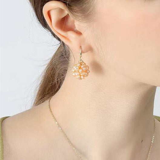 Ensemble de roses en perles d'eau douce véritables