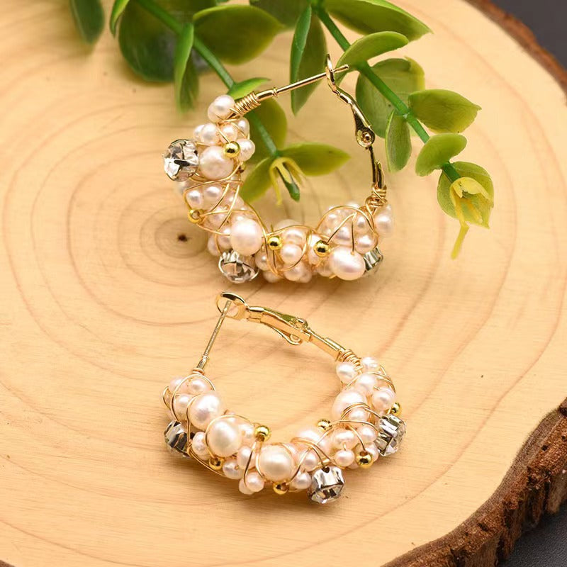 Genuine Freshwater Pearl Mysterious Fruit Earrings