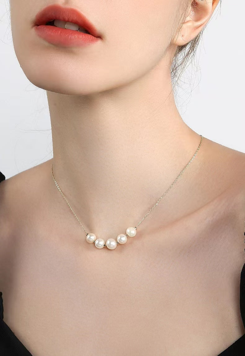 Collar Bella de perlas de agua dulce genuinas