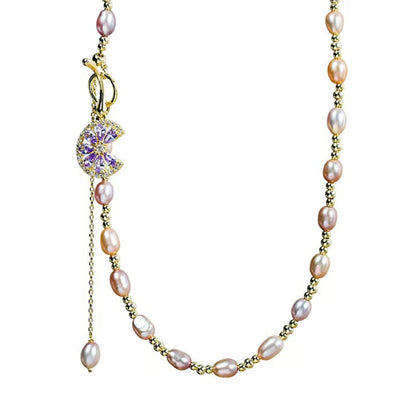 Genuine Freshwater Pearl Lemon Necklace