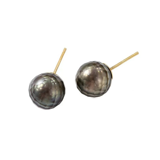 Boucles d'oreilles Corlene en véritable perle d'eau de mer