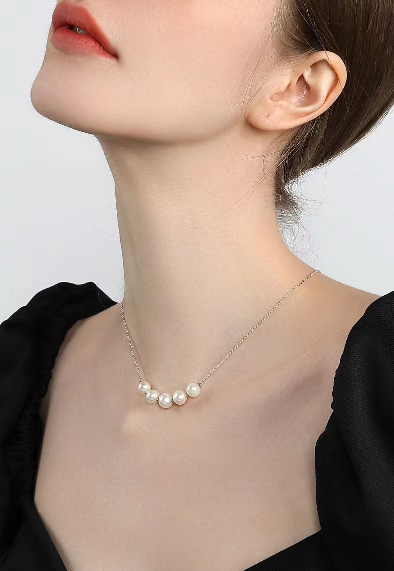 Collar Bella de perlas de agua dulce genuinas