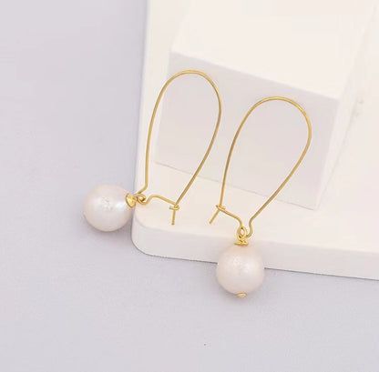 Genuine Freshwater Pearl S925 Silver Afterglow Earrings