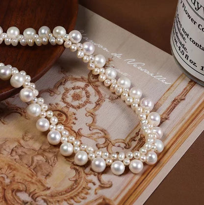 Collier Déesse de l'Éclat en Perles d'Eau Douce Véritables